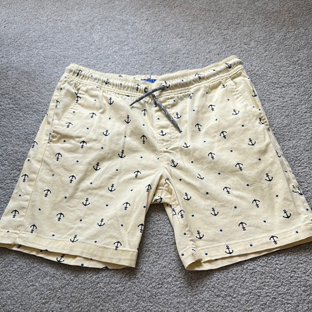 Men's yellow Anchor Print Shorts